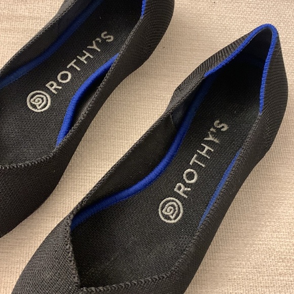 Rothy’s The Point Classic Black Ballet Flat size 8 - Picture 6 of 9